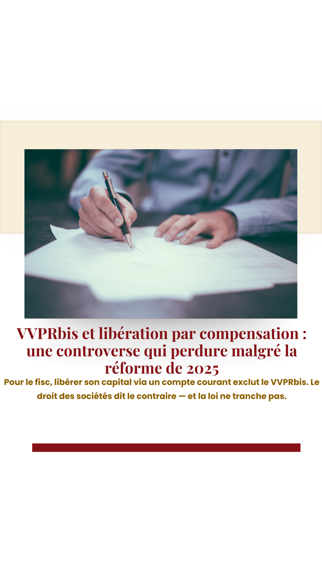 VVPRbis et libération par compensation : une controverse qui perdure malgré la réforme de 2025